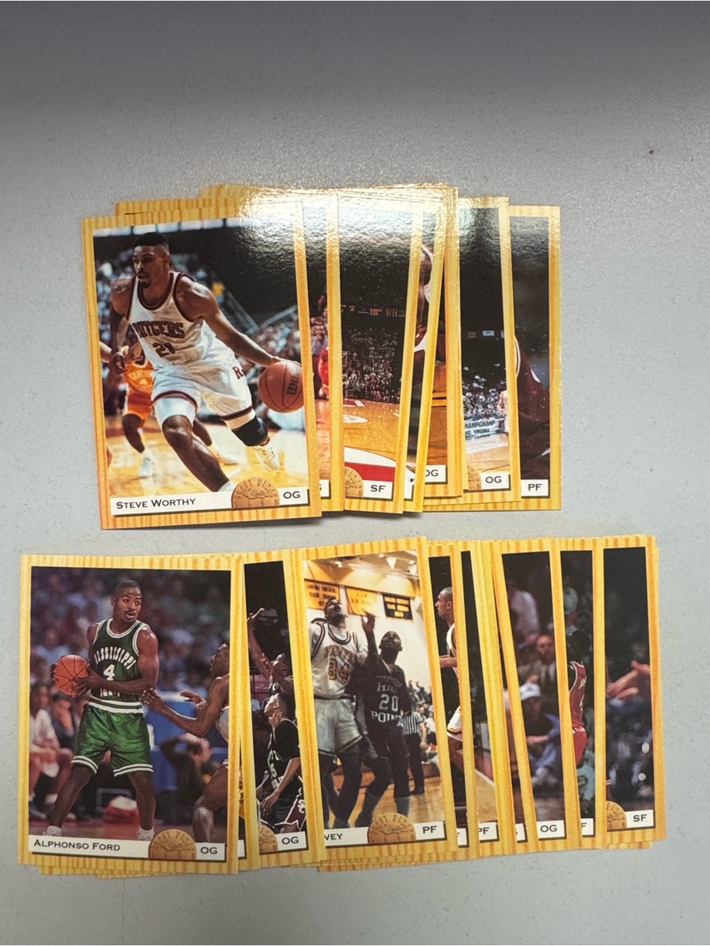 Bundle of 30+ basketball vintage early 90s collector nba cards
